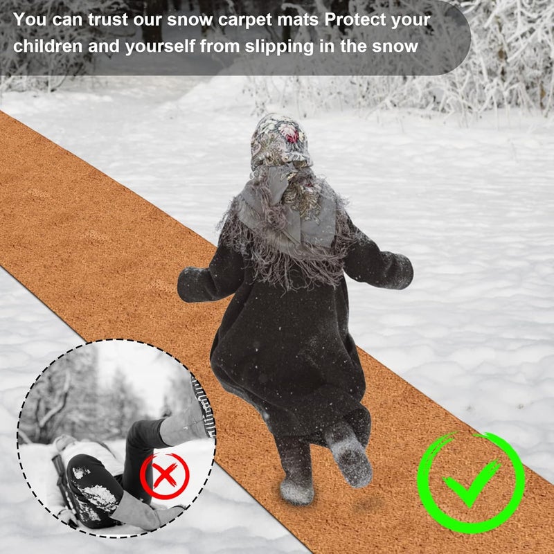 Ayybf Coco Liner,24x39.4 inch Wall Basket Planter Liner, Coco Liner Roll Hanging Basket Pad Garden Plants Wall Planter Flowerpot Basket Coco Fiber, Durable Coconut Husk for Planting - Image 5